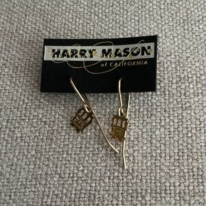 San Francisco Trolley Gold Earrings